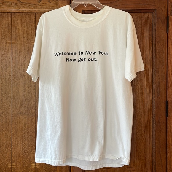 VINTAGE 1990s ⭐️ TIME OUT NEW YORK t-shirt Large - Picture 3 of 15